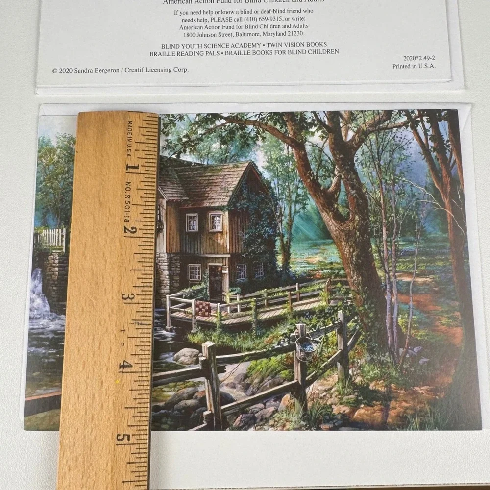 Sandra Bergeron Midsummer Lights Greeting‎ Card Set Jenny's Mill Heritage House